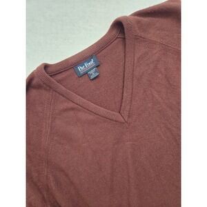 Vintage‎ Par Four Sportswear Sweater Mens Large V Neck Acrylic Burgandy Pullover